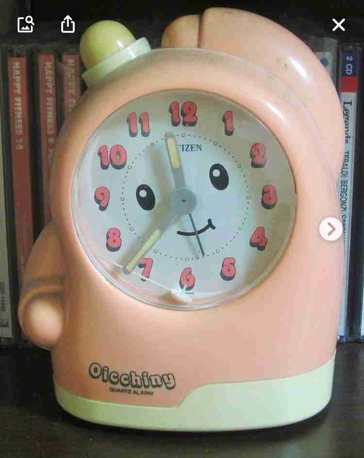 持ってた&持ってる　目覚まし時計