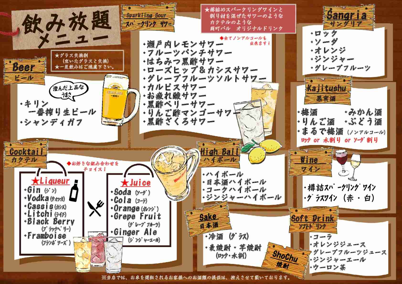 居酒屋の飲み放題について語りたい