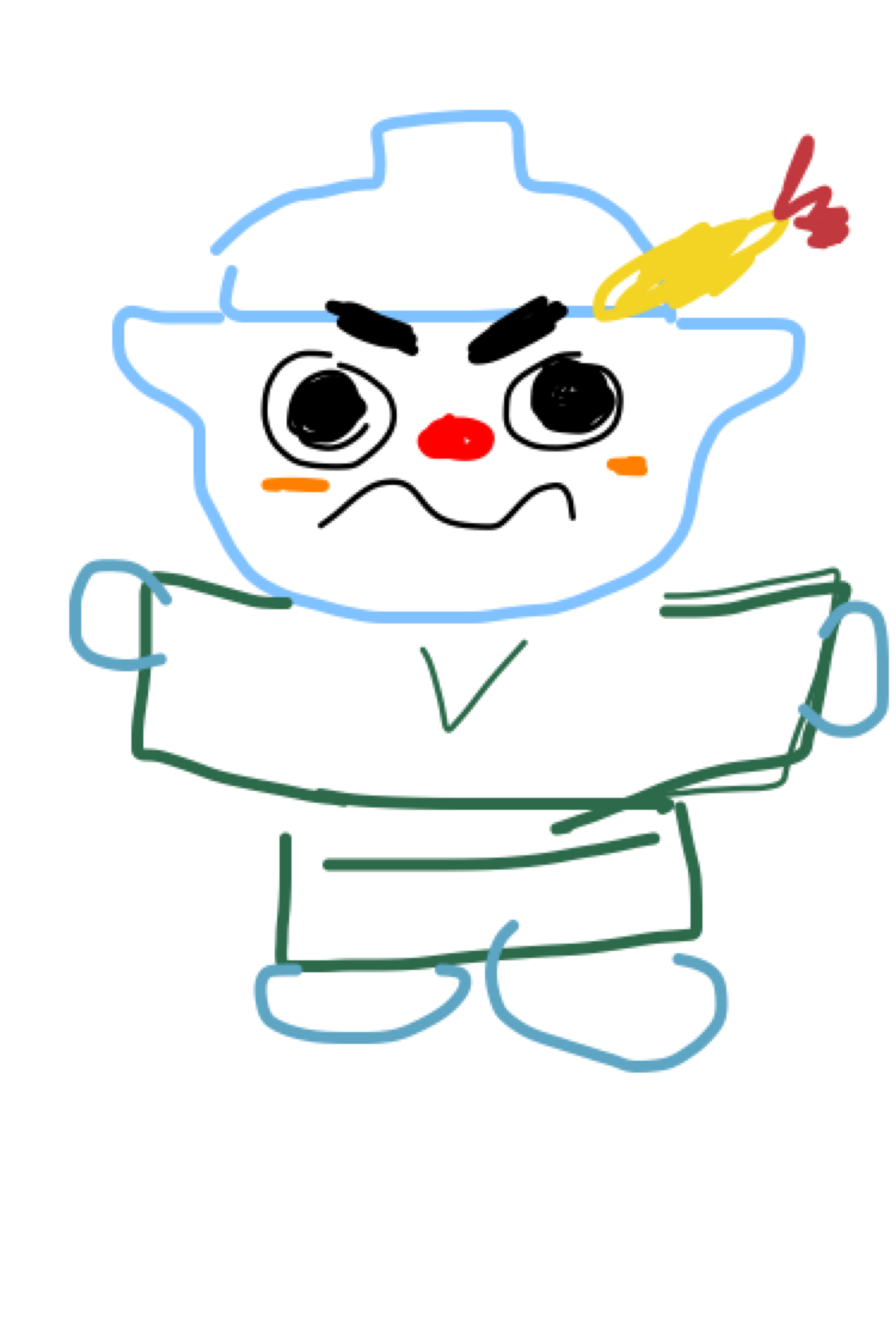 【お絵描き】記憶だけでアンパンマンのキャラを描くトピ