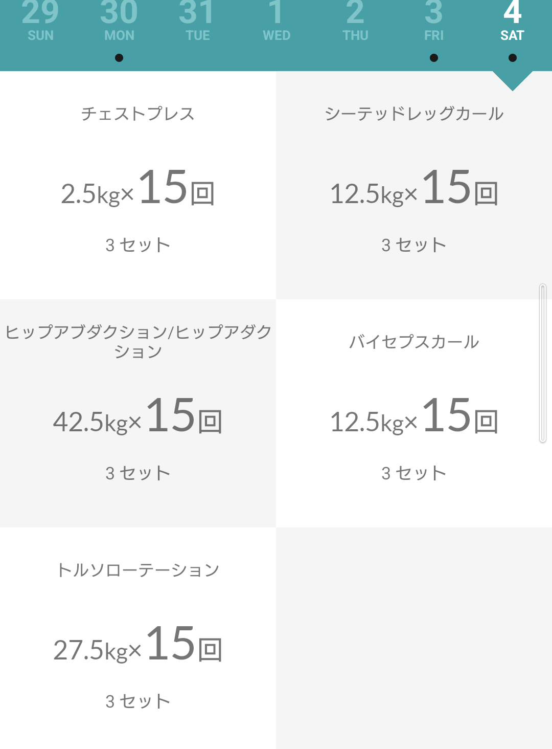 体型、ジムメニューの自己紹介[ダイエット経過]