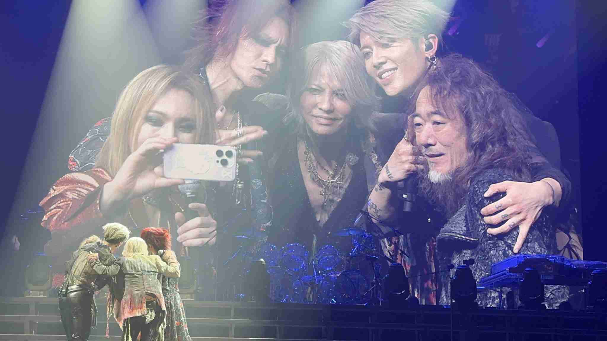 THE LAST ROCKSTARSの日米ツアー東京公演にPATAがサプライズ登場 YOSHIKIが涙声「集まってよかったなって…」