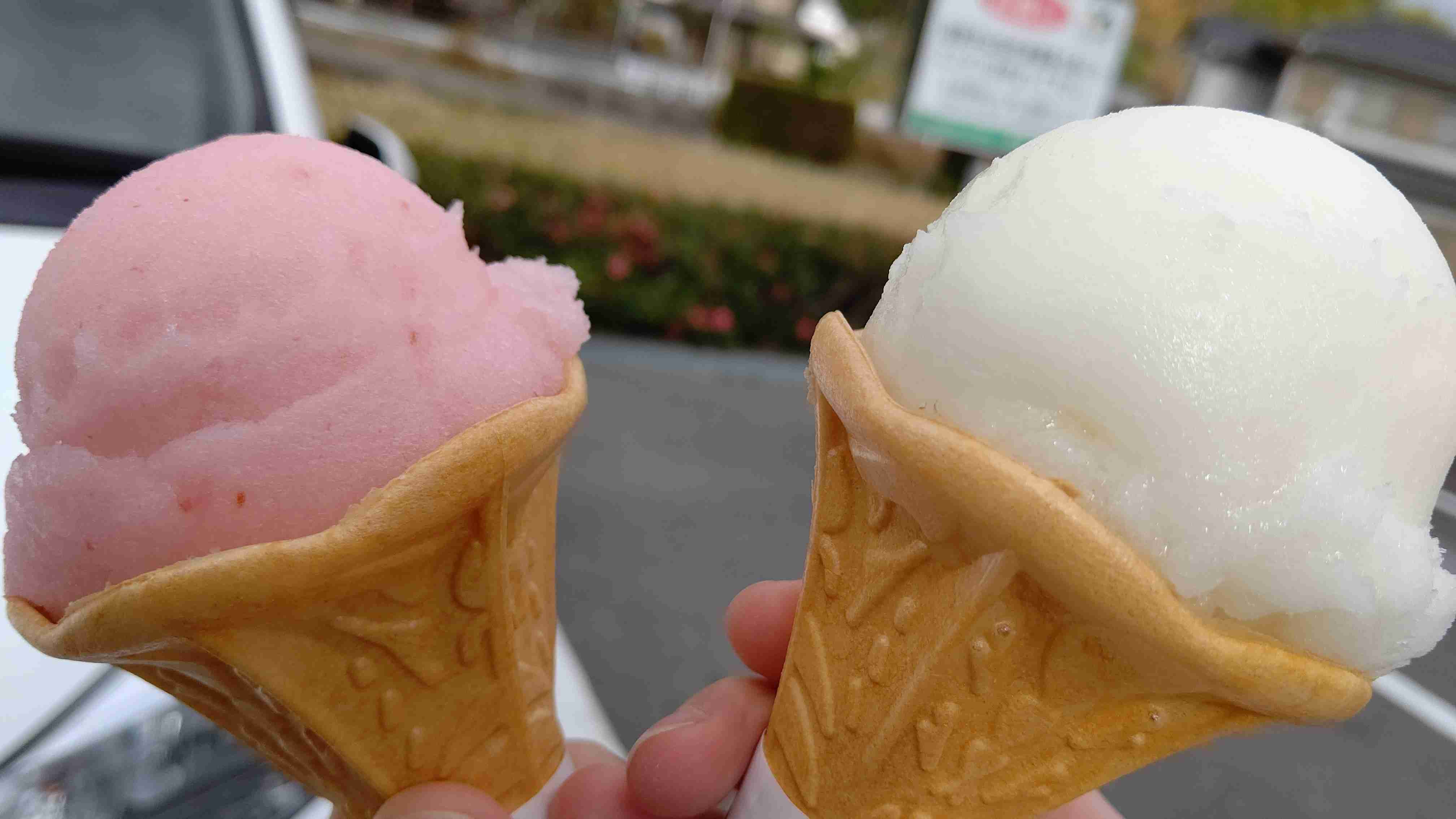 スマホで撮ったソフトクリーム・アイスクリームの画像が見たい