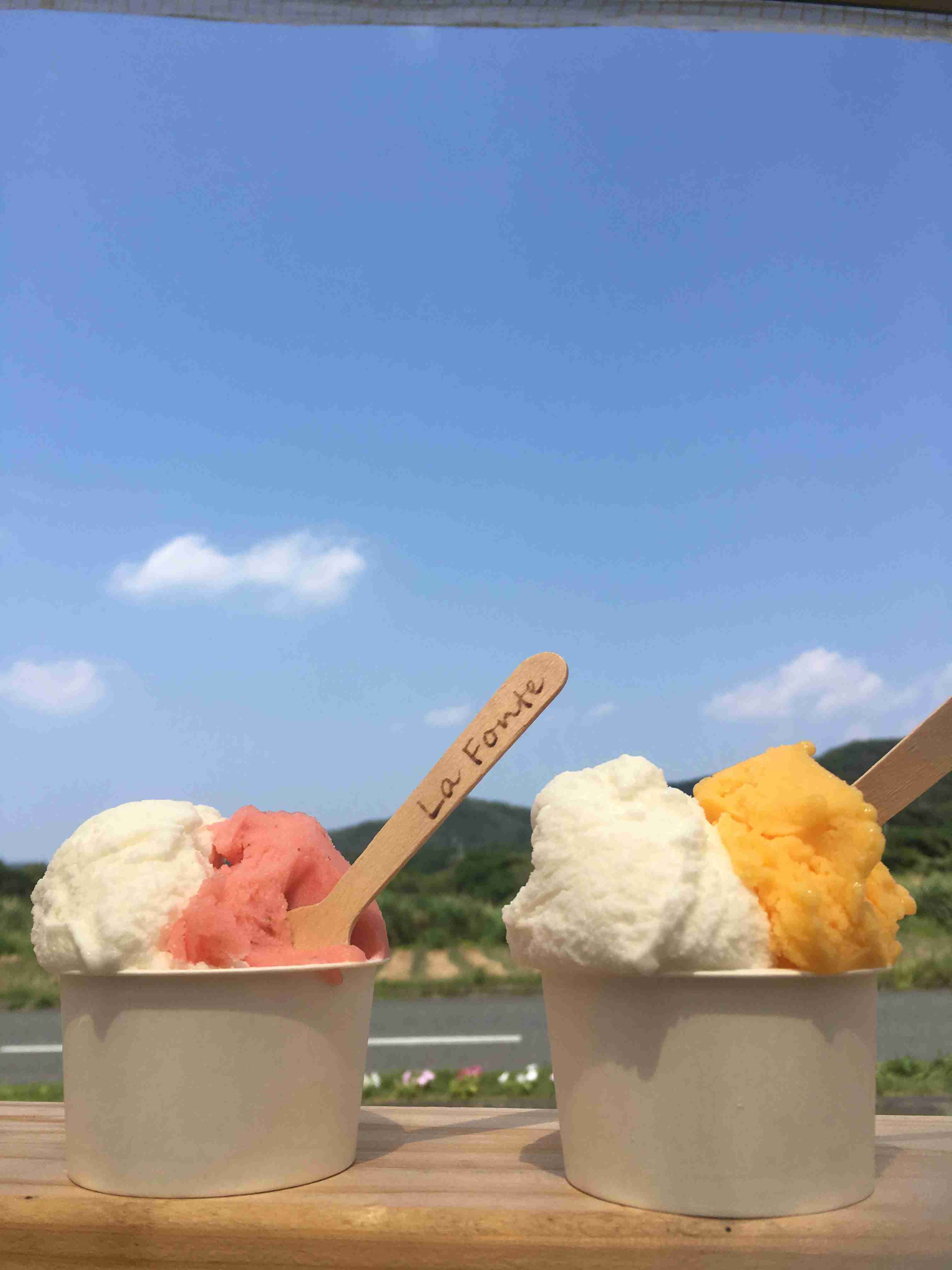 スマホで撮ったソフトクリーム・アイスクリームの画像が見たい