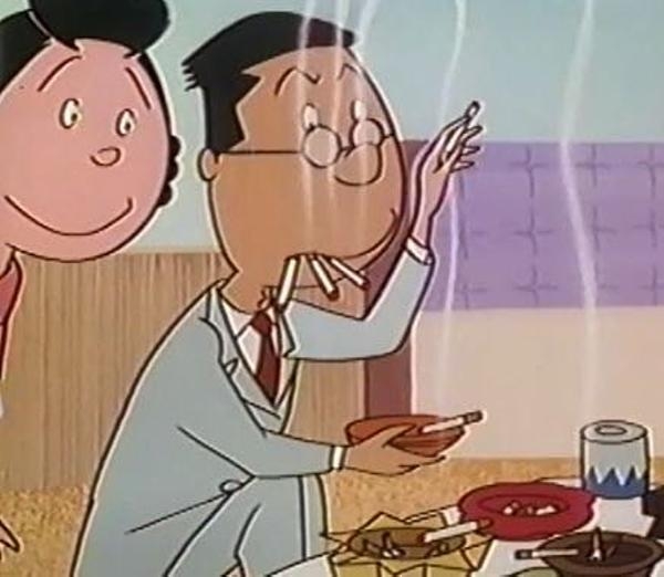 電車でタバコも当たり前? ちょい懐かし平成アニメの「今は違和感ある」光景