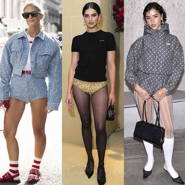 えっ、タイツ見えてるの正解なの?!トラウデン直美「タイツ見せルック」披露　全身miumiu