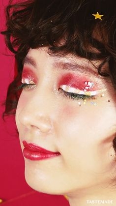 クリスマスっぽいメイクがしたい