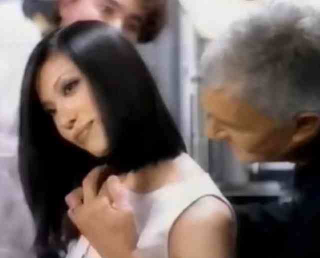 髪が綺麗に見える有名人の画像