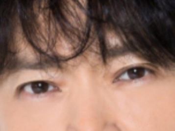 目だけで有名人を当ててください