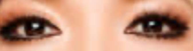 目だけで有名人を当ててください