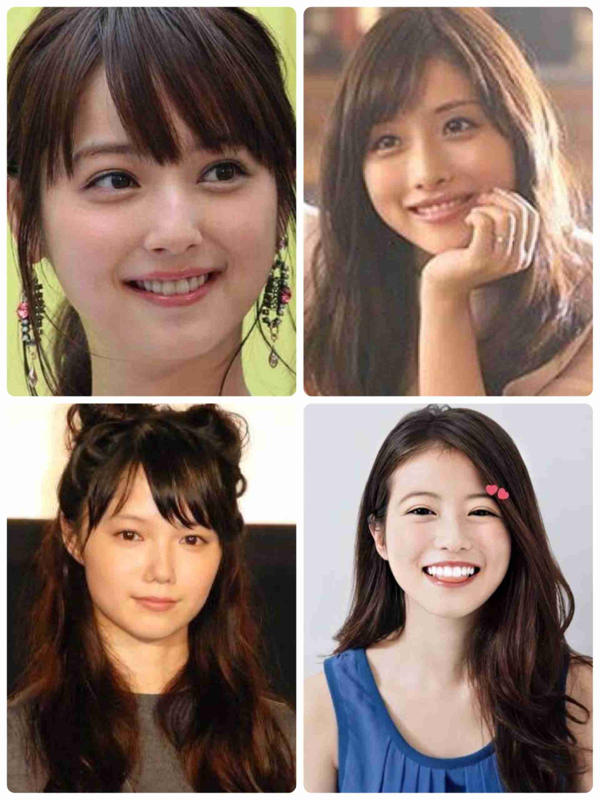 好きな顔4人集めてみた！【女性編】part10