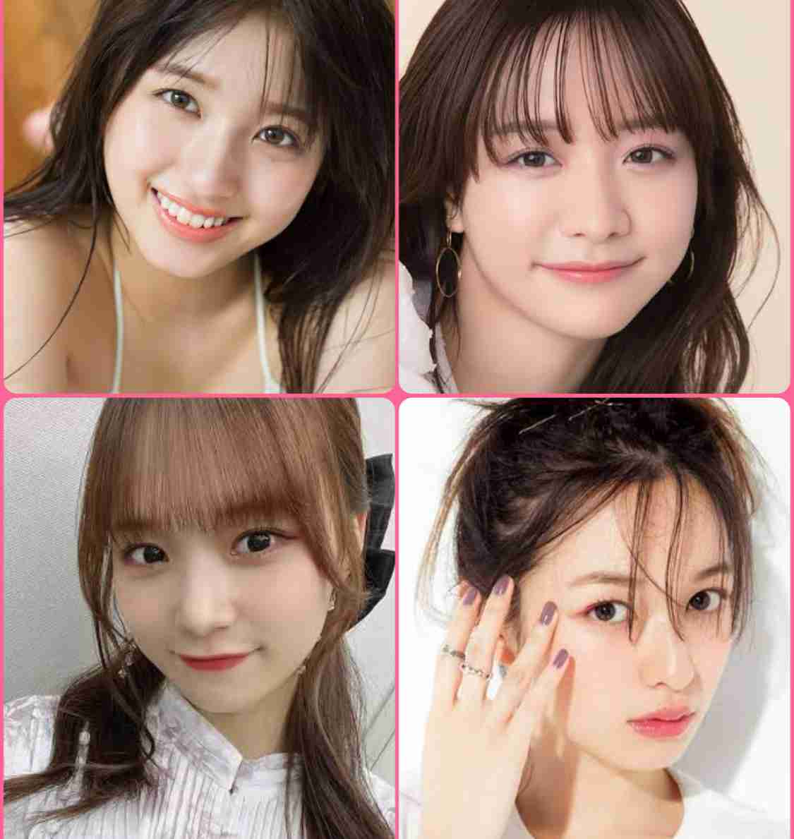 好きな顔4人集めてみた！【女性編】part10