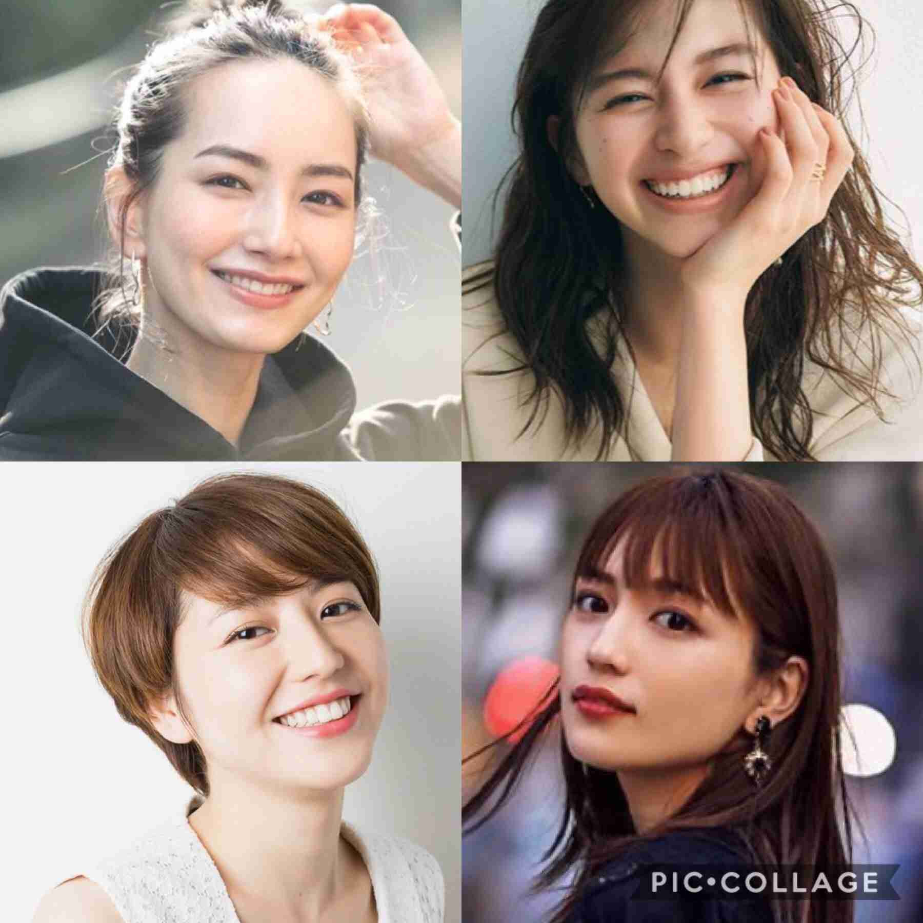 好きな顔4人集めてみた！【女性編】part10