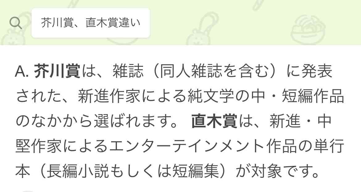 第170回「芥川賞・直木賞」候補作決定　NEWS・加藤シゲアキが2度目の候補に