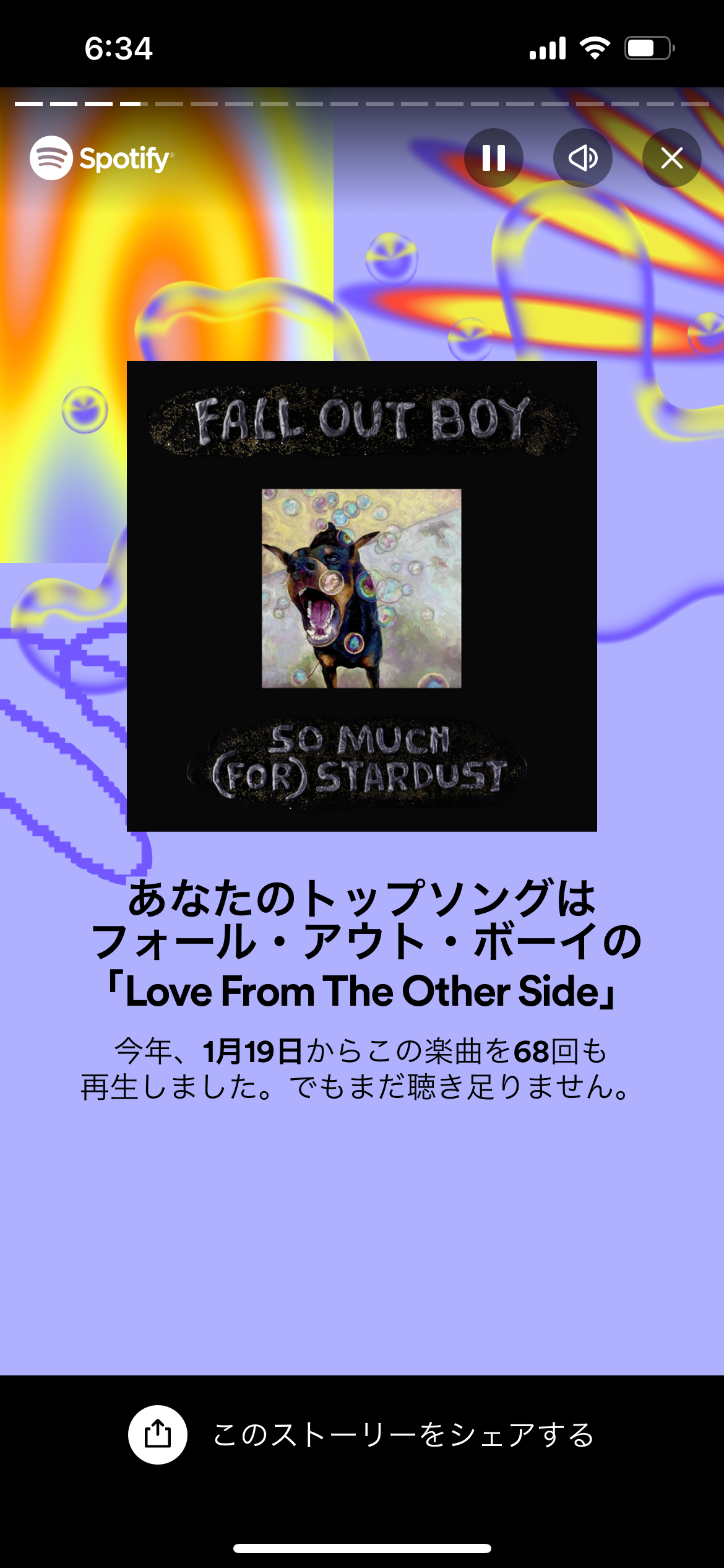 2023年1番聴いた曲