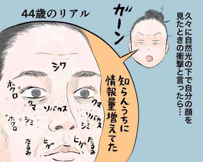 アラフォーの老化の理想と現実→土台から崩れてくるの怖過ぎる…