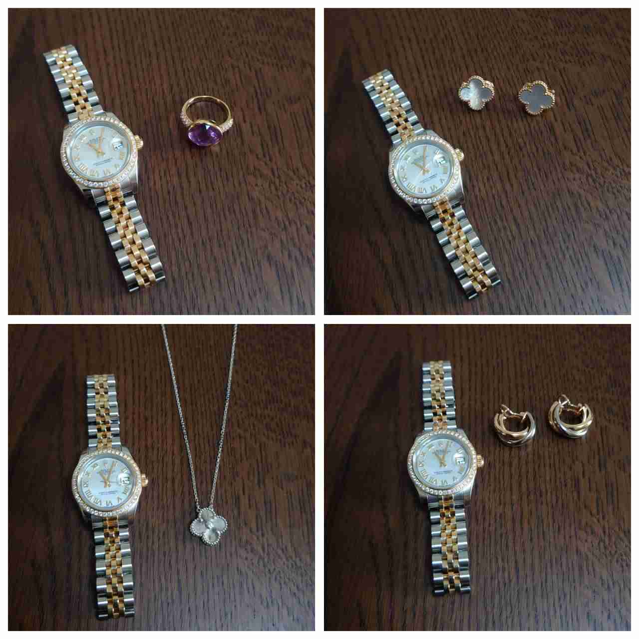 どうしてる?ジュエリーと時計の組み合わせ