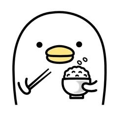 食べ物が口についてしまう!