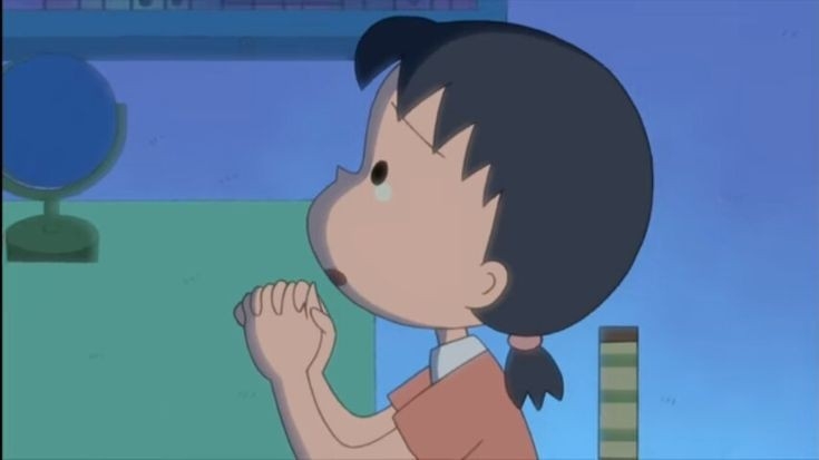 二次元キャラの泣き顔