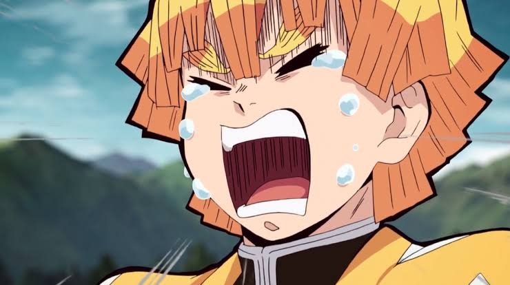 二次元キャラの泣き顔