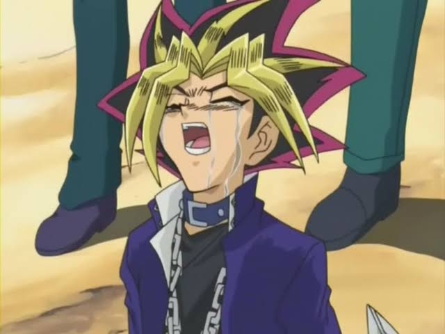 二次元キャラの泣き顔