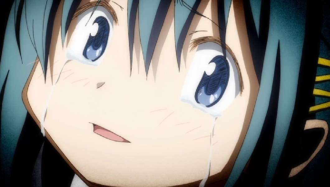 二次元キャラの泣き顔