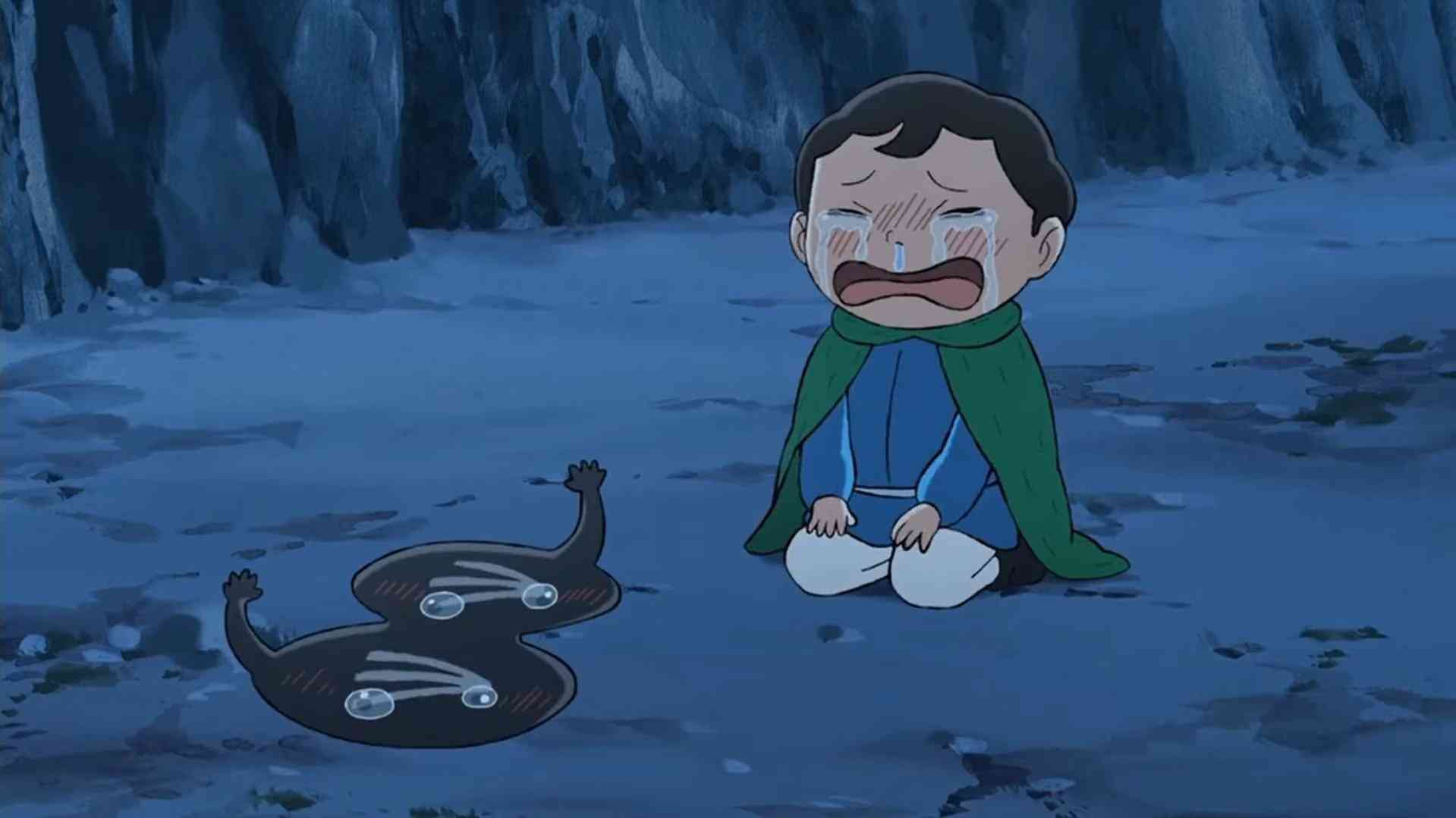 二次元キャラの泣き顔