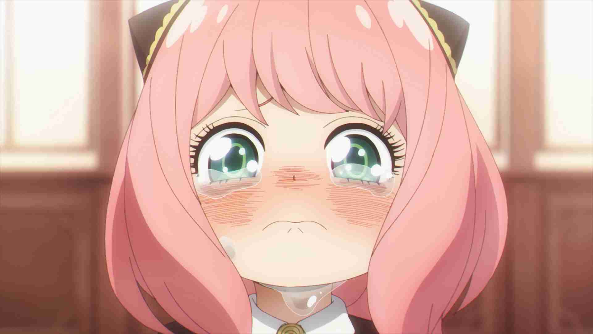 二次元キャラの泣き顔