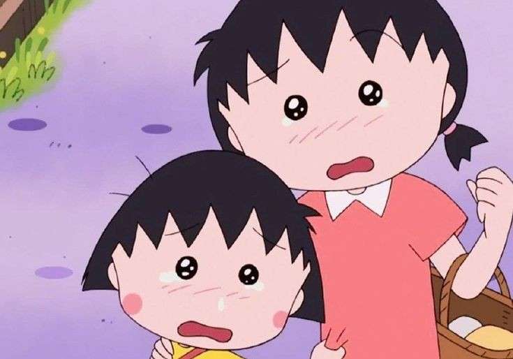 二次元キャラの泣き顔
