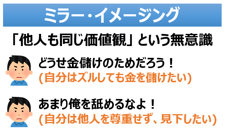ミラーリングしてくる人の心理
