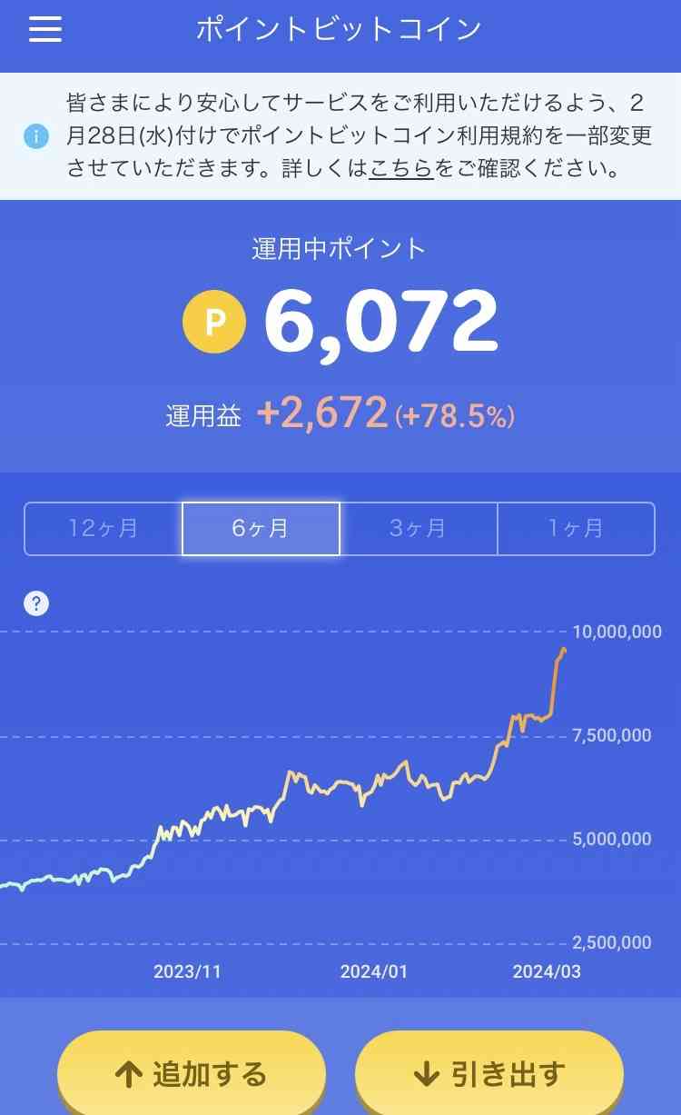 ポイント運用やってますか