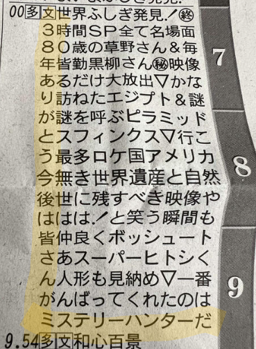 【実況・感想】世界ふしぎ発見!レギュラー最終回!38年のベストワン映像大公開SP