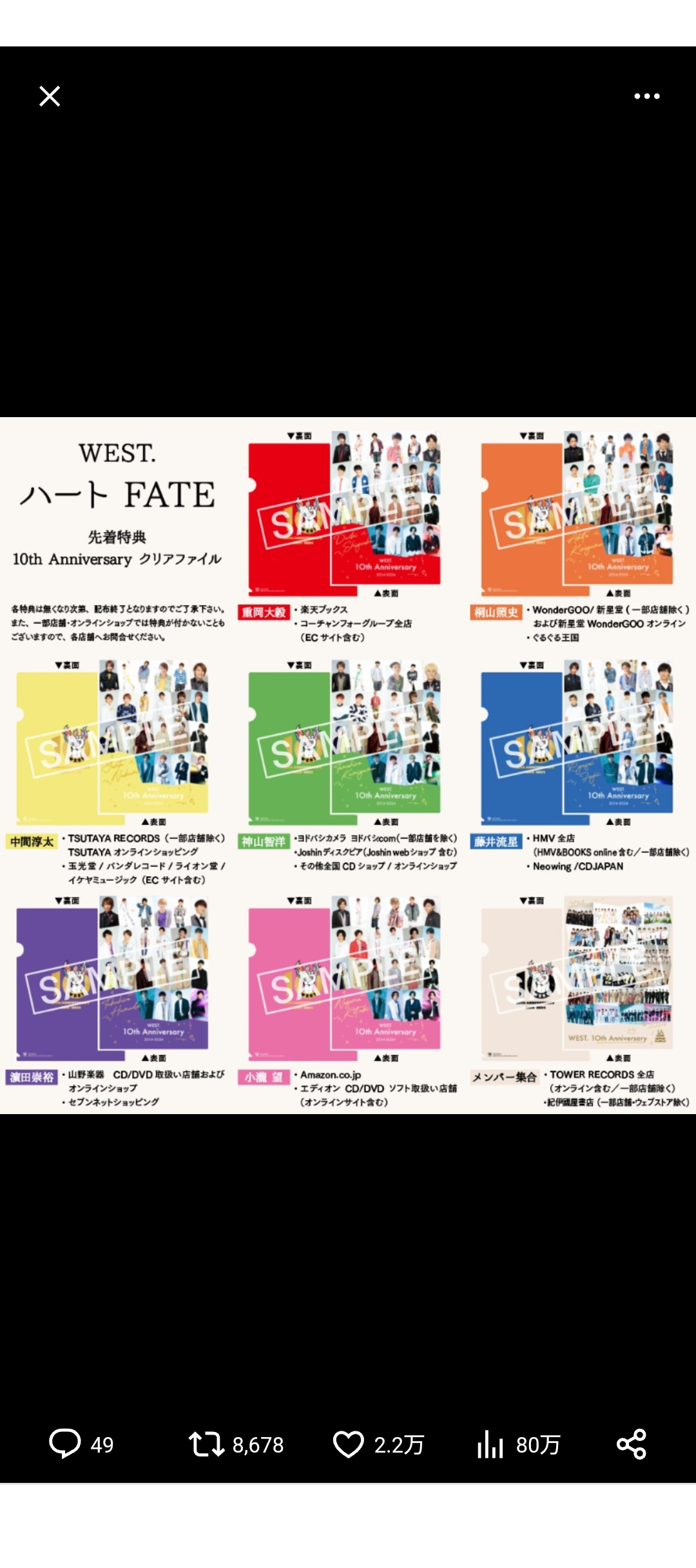 WEST.ファンで話したい！Part2