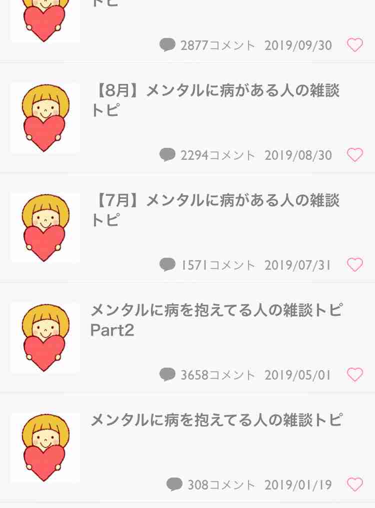 【2024年5月】メンタルに病がある人の雑談トピ