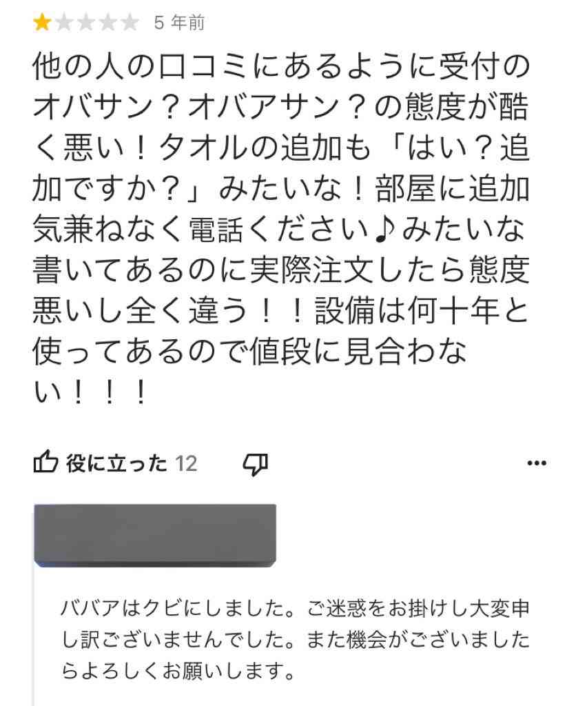 店で嫌なことがあった場合…口コミ書く？