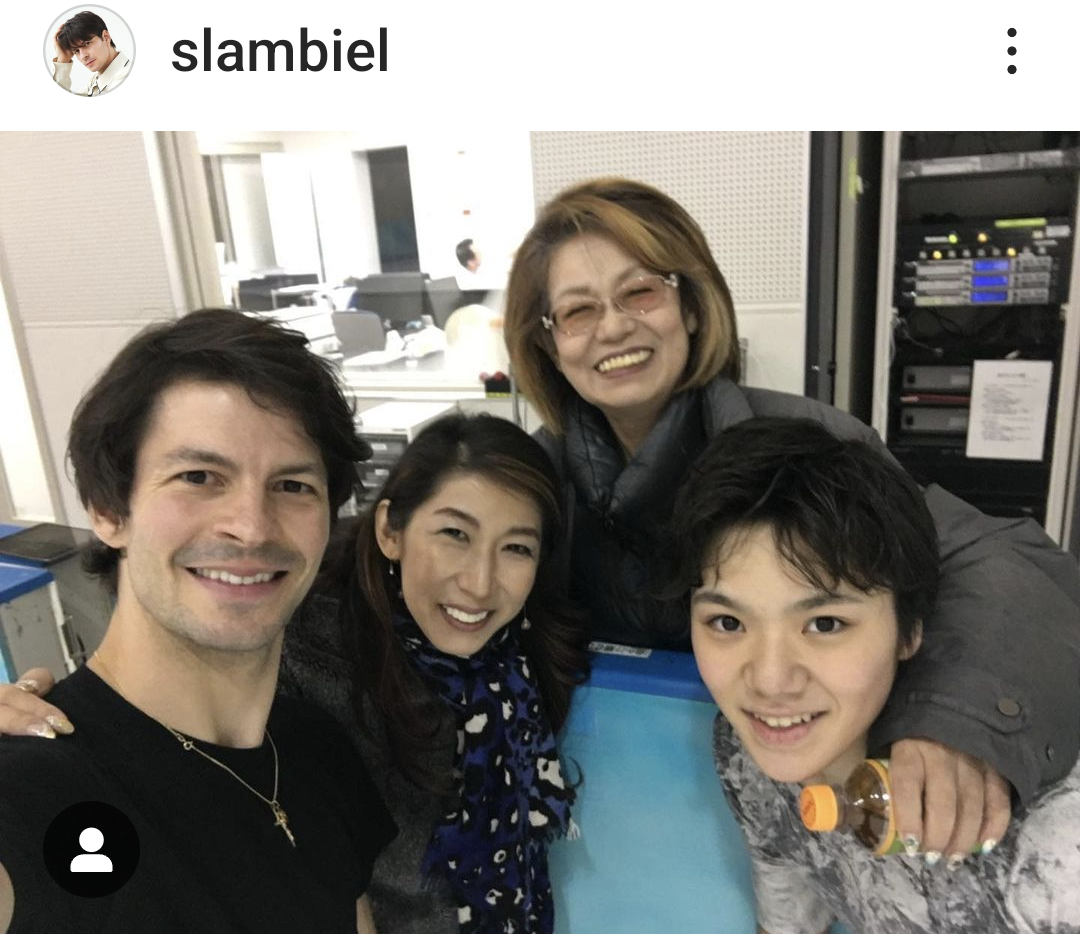 フィギュアスケーターの癒される画像　「アンチ厳禁」