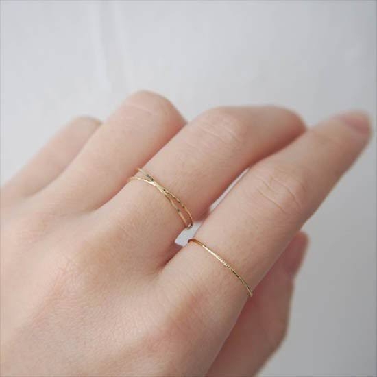 【ファッションリング】華奢な指輪が好きな人〜!!