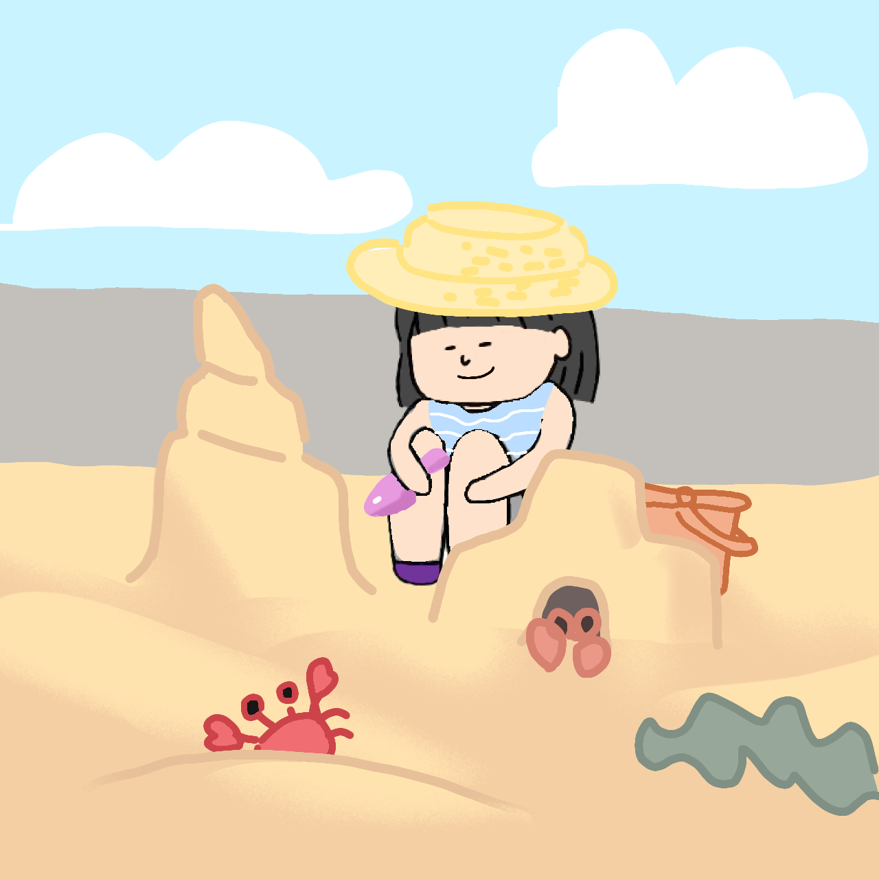 【お絵描き】ガル子ちゃんを旅行させてあげて欲しいPart2