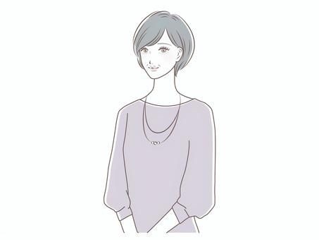 40代でグレイヘアにしている人いますか?