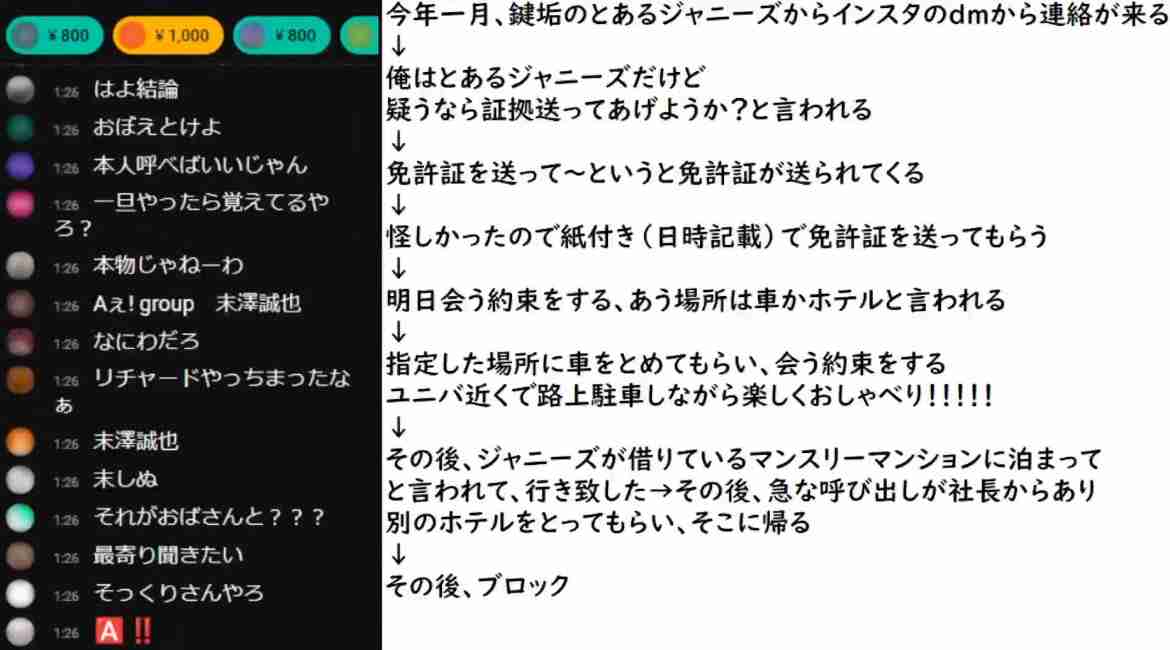 アインシュタイン稲田、番組騙って女性に不適切な写真を要求か コレコレが暴露