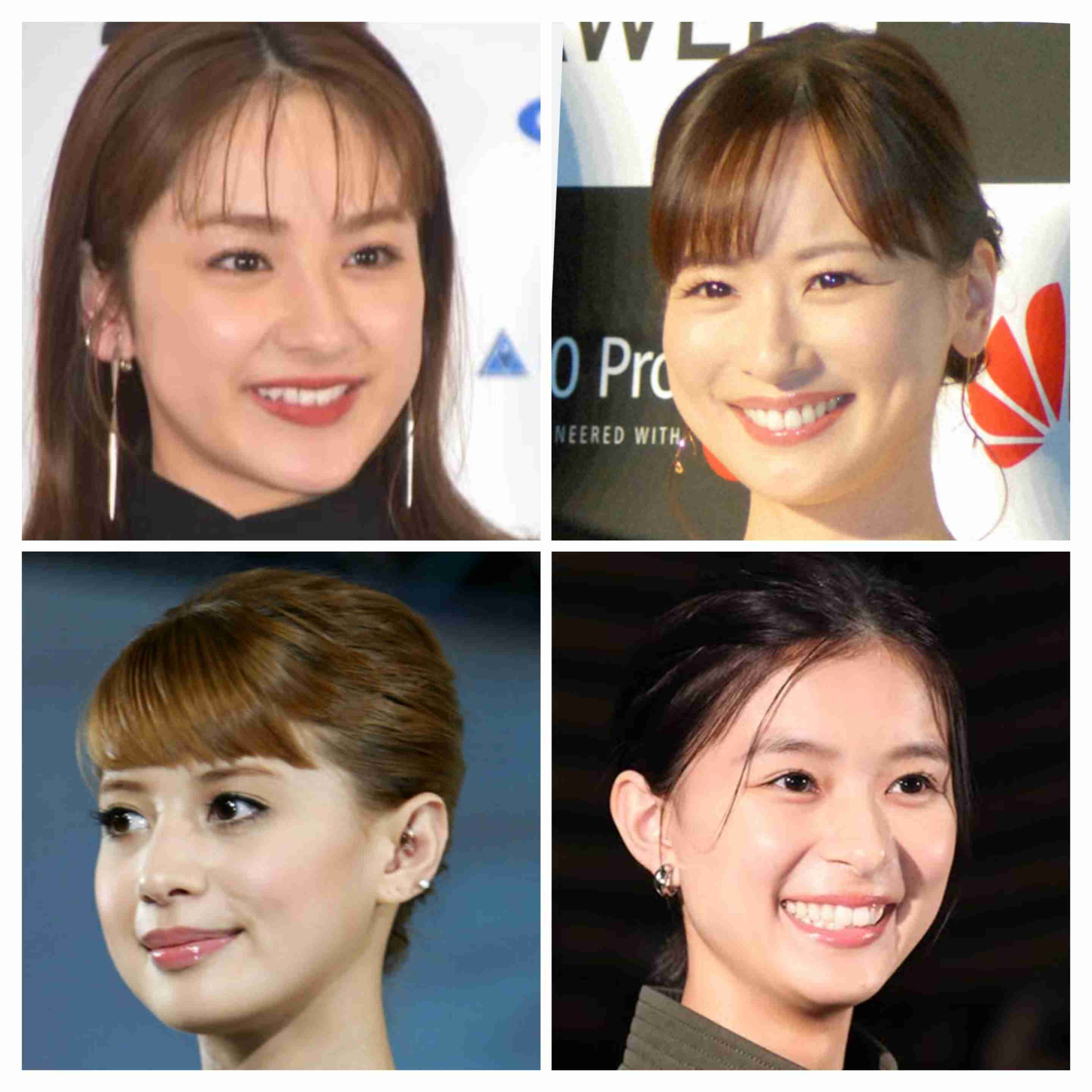 好きな顔4人集めてみた!【女性編】part11