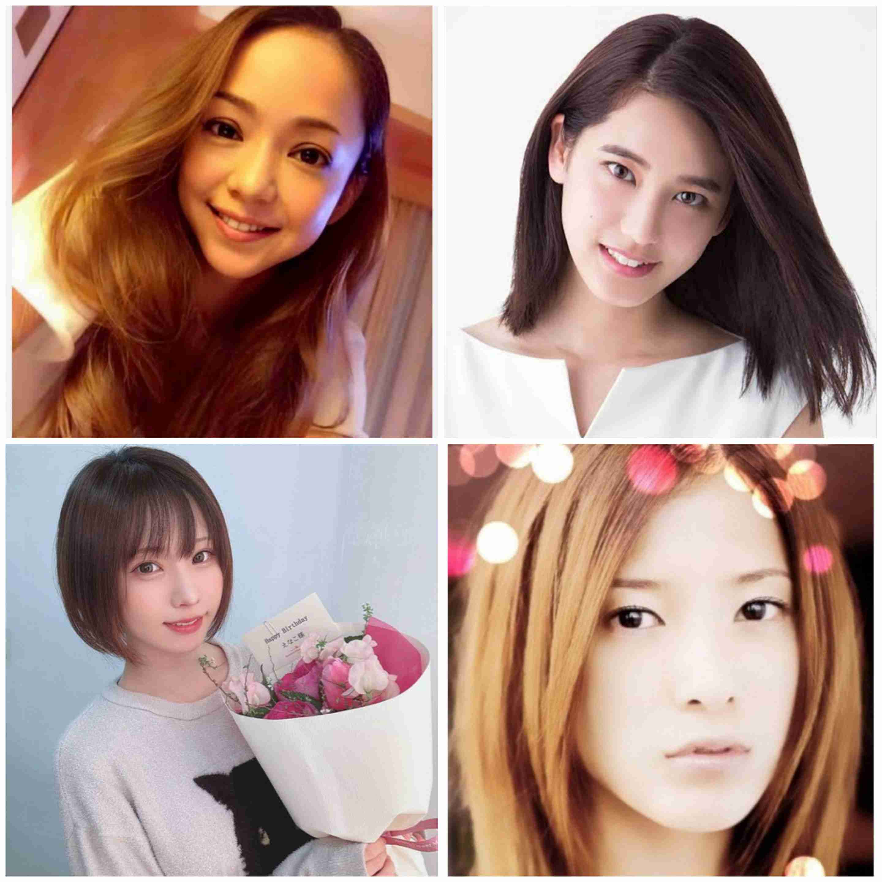 好きな顔4人集めてみた!【女性編】part11