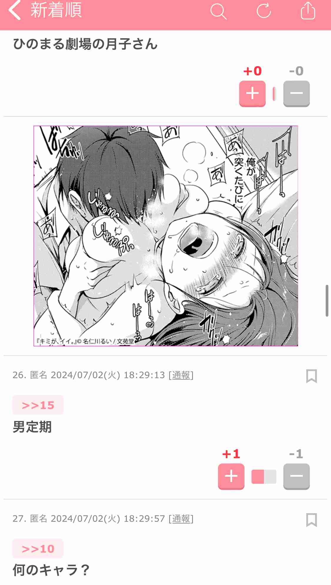 【二次元】 男性が描いた女性キャラで可愛いと思うキャラ