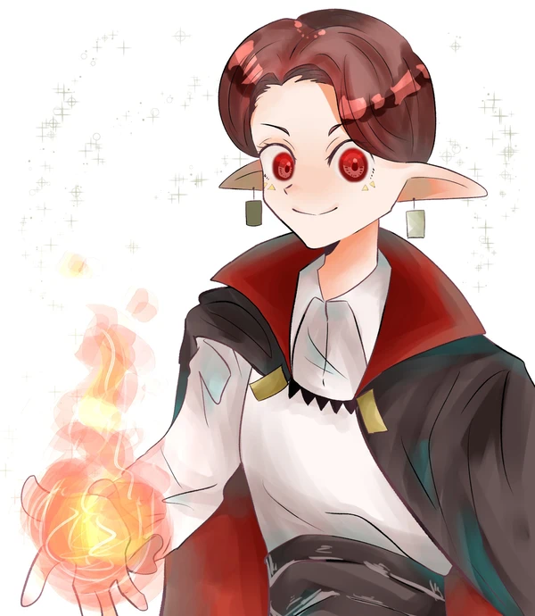 【二次元】火、炎使いのキャラクター