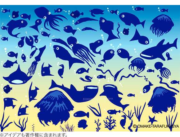 どこかに何かが隠れているような画像