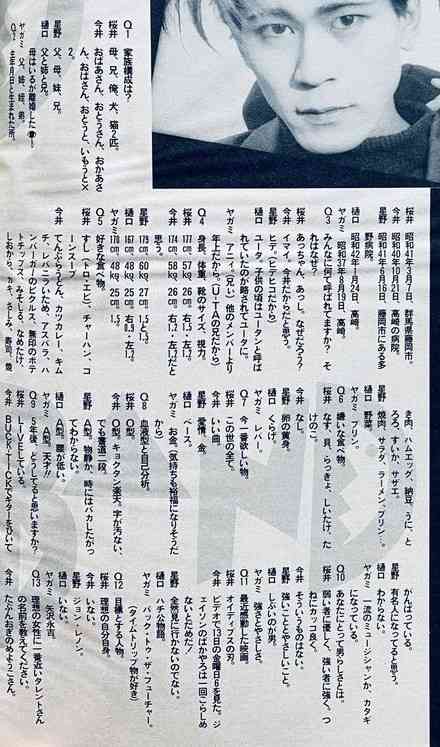 あっちゃん（櫻井敦司）語るトピ♥