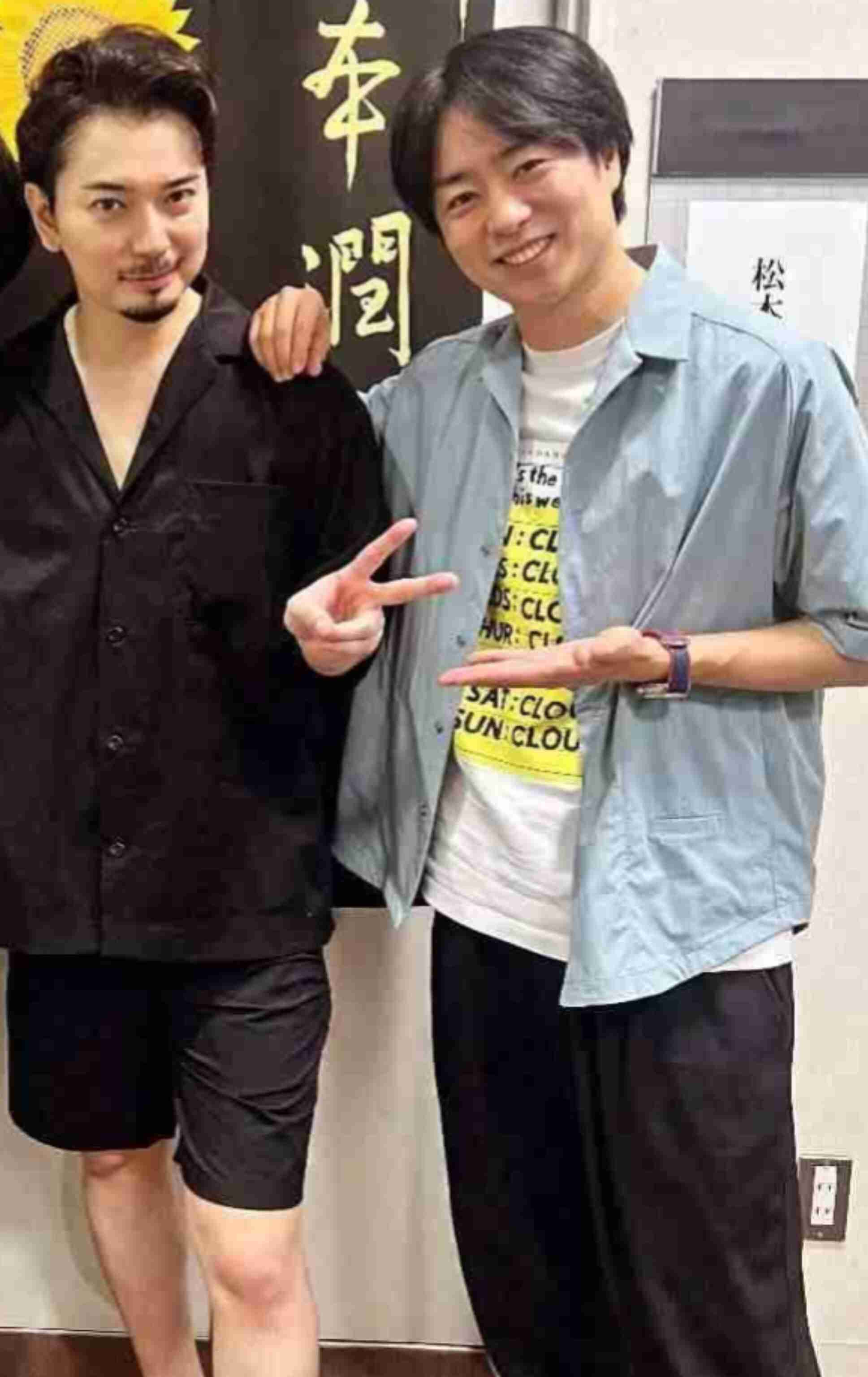 松本潤、激レア「嵐」3人再会ショット公開　ファン号泣　大野＆ニノにも言及「元気かな？」