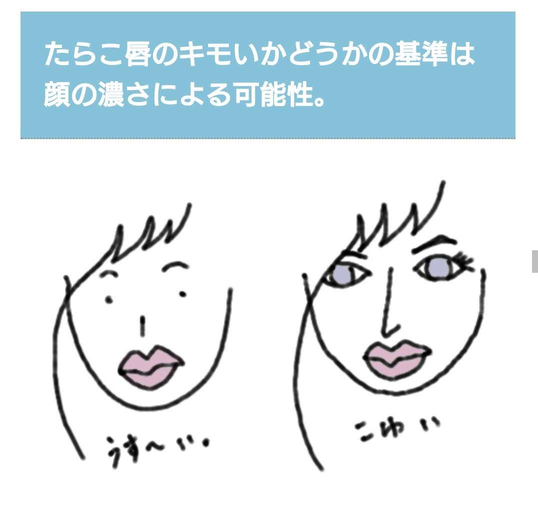 たらこ唇の人語りましょう
