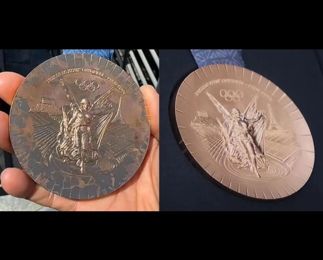 これで5人目の“被害届”?!「悲惨な状況」パリ五輪のメダル劣化を米国フェンシング銅メダリストが報告…銅メダルに問題が多い理由とは?