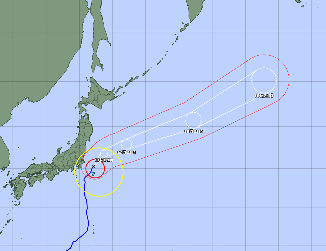 【情報交換】台風7号