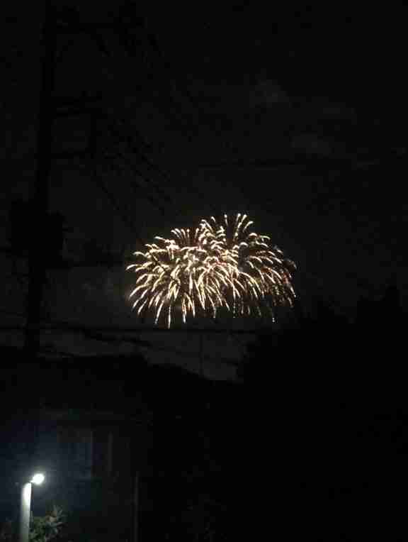 自宅から花火が見える人